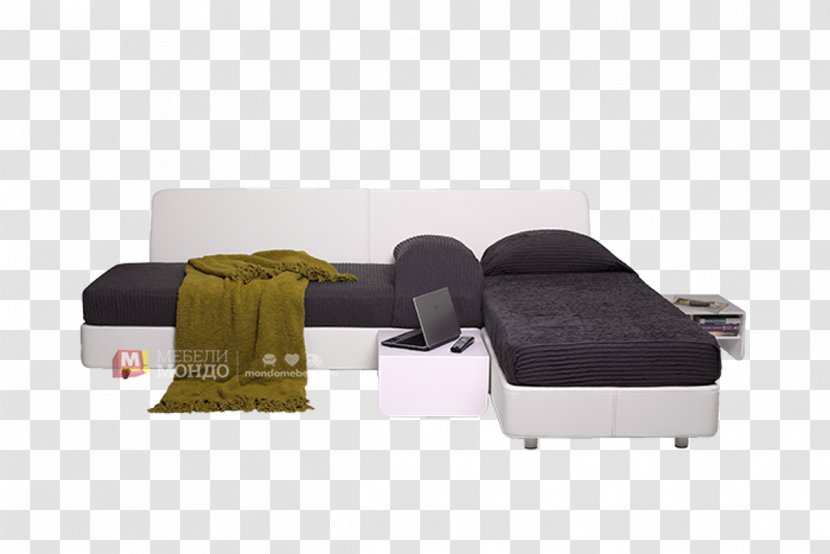 Sofa Bed Angle Chaise Longue Couch Table - Furniture Transparent PNG