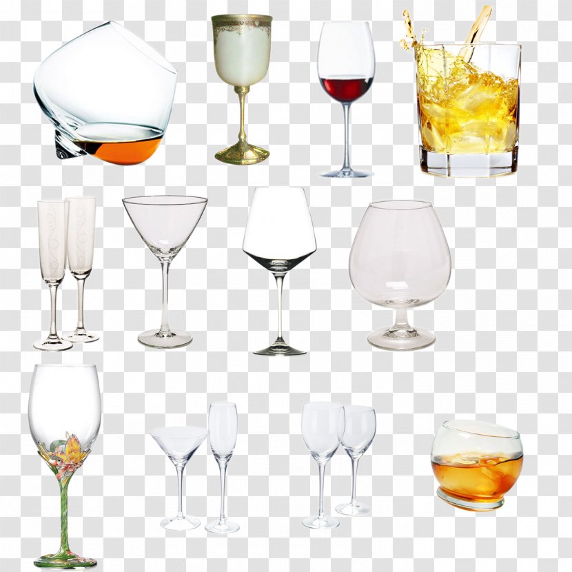 Red Wine Whisky Glass Lead - Tableglass - Layered Transparent PNG