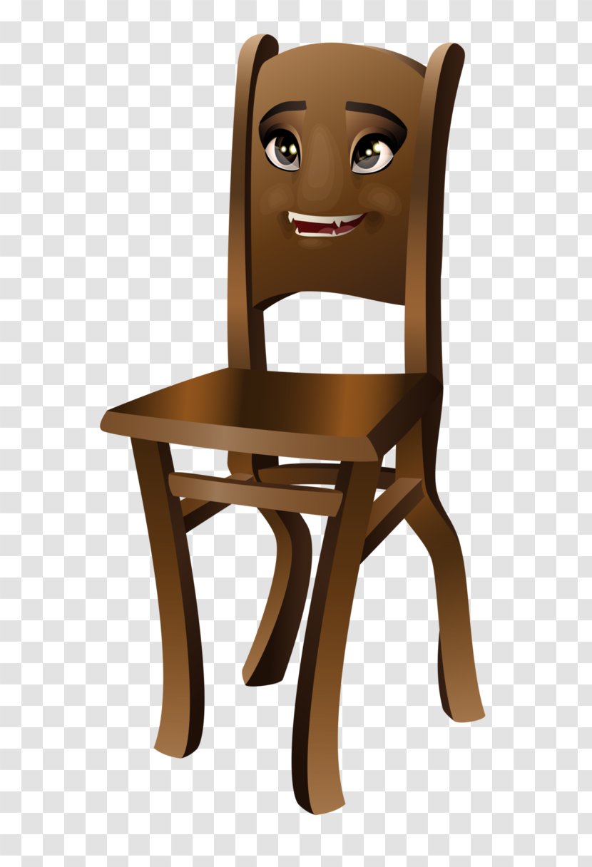 Chair Cartoon - Table Transparent PNG