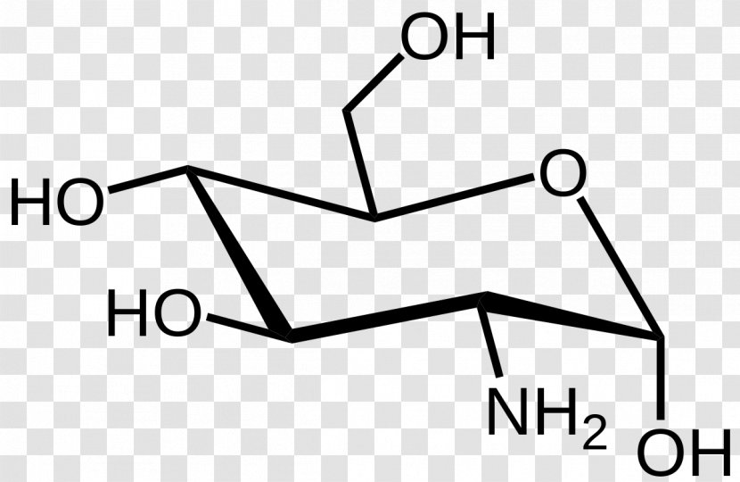 Amino Sugar Amine Glucose Carbohydrate - Hexosamines - Hyaluronic Acid Transparent PNG