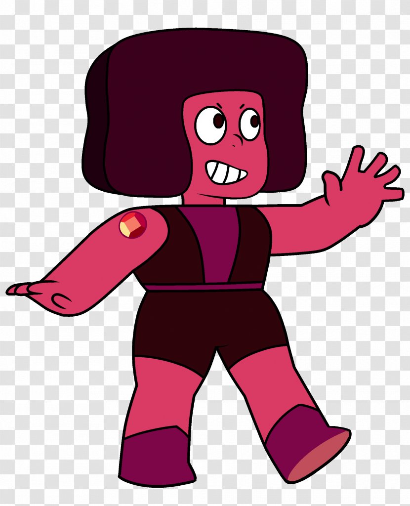 Garnet Ruby Steven Universe Pearl Gemstone - Silhouette Transparent PNG