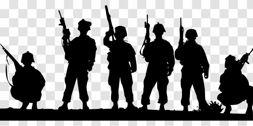 Soldier Military Silhouette Army Transparent PNG