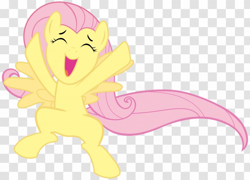 Fluttershy Pinkie Pie Rainbow Dash Pony Derpy Hooves - Cartoon - Shy Transparent PNG