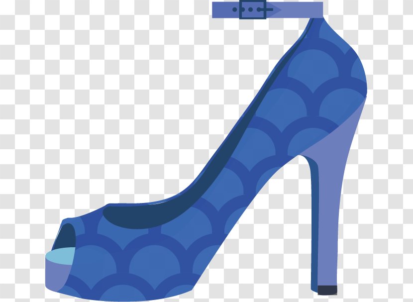 High-heeled Footwear Designer Computer File - Electric Blue - Women High Heels Transparent PNG