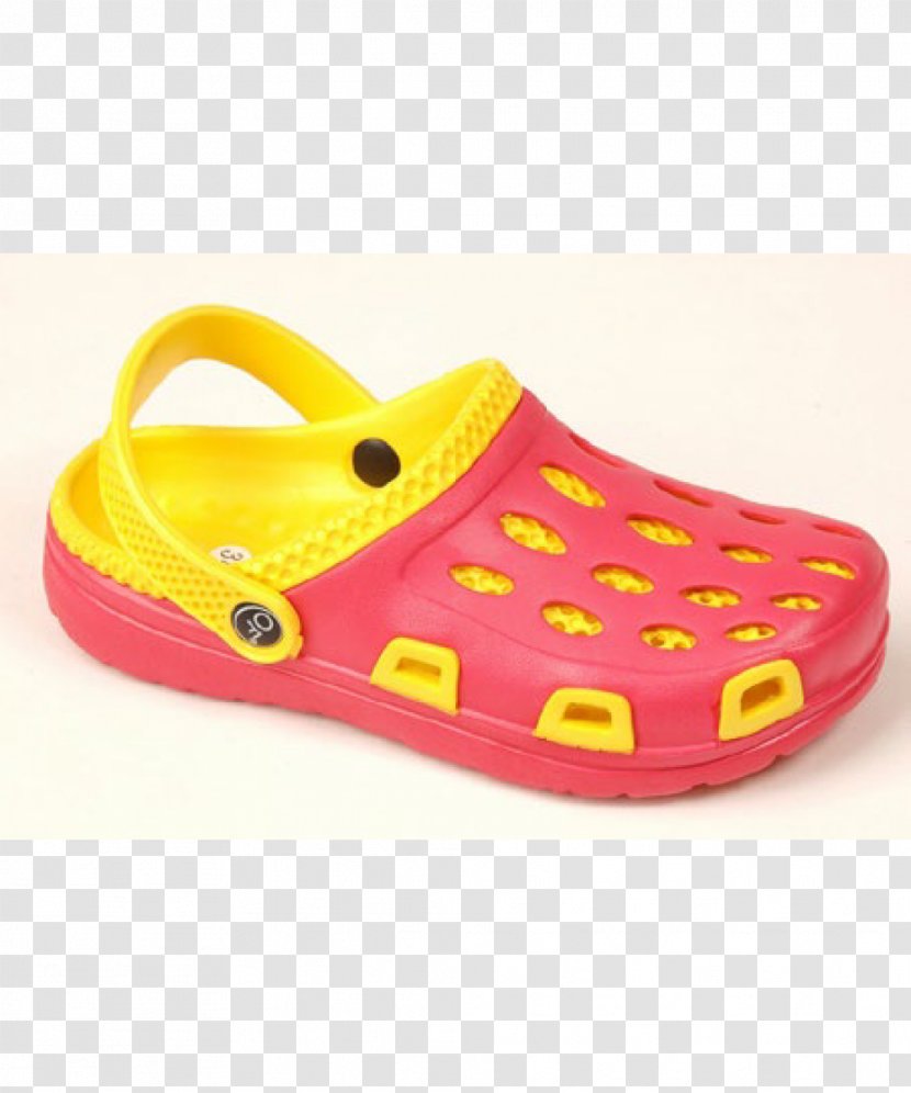 Clog Shoe - Yellow - Design Transparent PNG