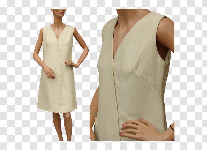 Cocktail Dress 1950s Vintage Clothing Sleeve - Sleeveless Shirt - Watercolor Transparent PNG