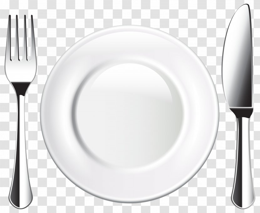 Plate Tableware Fork Cutlery - Plates Transparent PNG