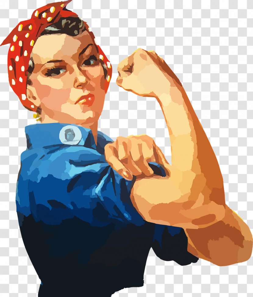 United States We Can Do It! Rosie The Riveter Clip Art - Cartoon - Confident Woman Cliparts Transparent PNG