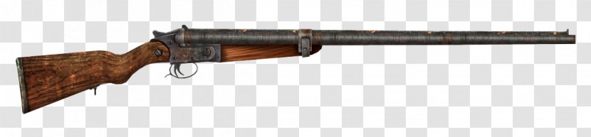 Fallout: New Vegas Fallout 3 Double-barreled Shotgun Firearm - Watercolor - Weapon Transparent PNG