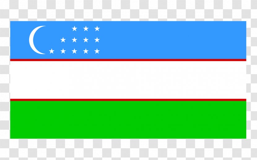 Flag Of Uzbekistan Kazakhstan Turkmenistan National - Stripe Checkered Transparent PNG