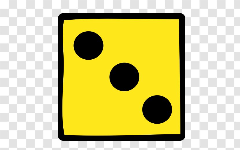 Itasca Independent School District Smiley Board Game Clip Art - Yellow Dice 1 Transparent PNG