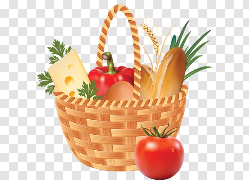 Food Gift Baskets Vector Graphics Clip Art - Vegan Nutrition Transparent PNG
