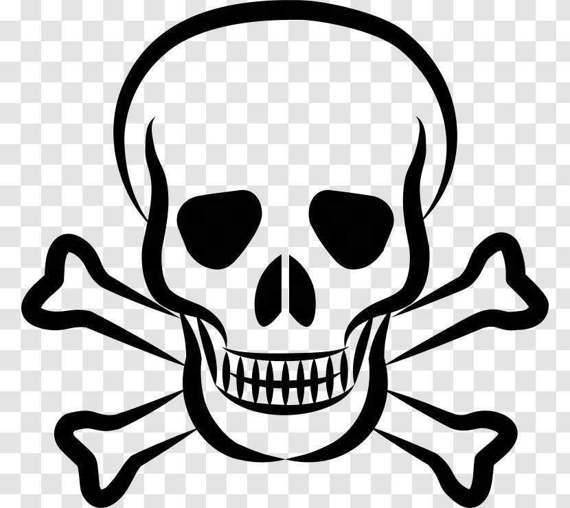 Skull And Crossbones - Artwork - Pirates Transparent PNG