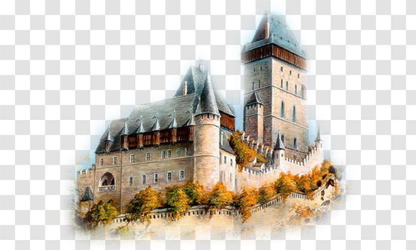 Orava Castle Neuschwanstein Sleeping Beauty Painting - Facade - Chateau Transparent PNG