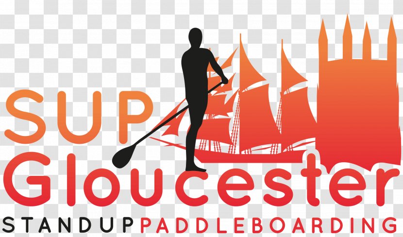 Standup Paddleboarding Gloucester Docks Paddling Logo Transparent PNG
