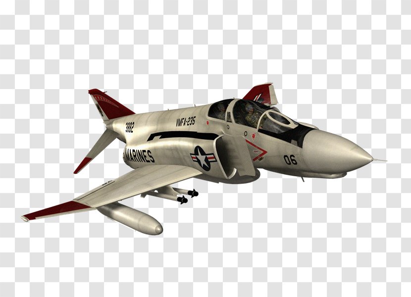 McDonnell Douglas F-4 Phantom II Airplane Air Force Fighter Aircraft Military - Aviation - AVIONES Transparent PNG