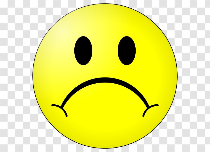 Smiley Sadness Emoticon Clip Art - Yellow - Crying Faces Transparent PNG