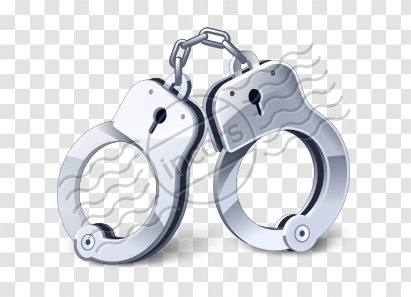 Handcuffs Crime Button Transparent PNG