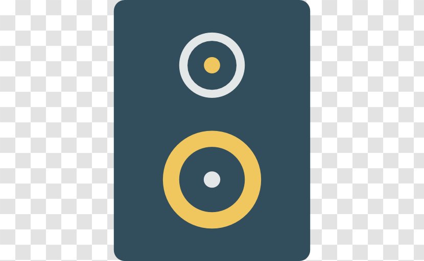 Horn Loudspeaker Subwoofer Sound - Yellow - Megaphone Transparent PNG