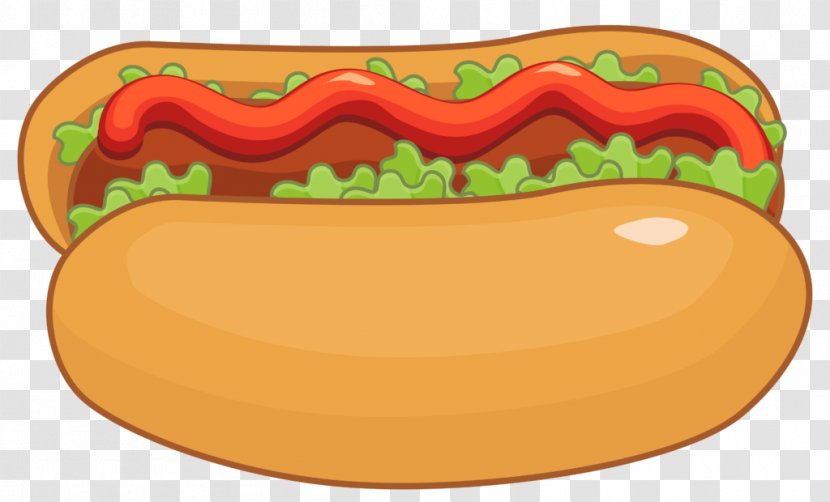 Hot Dog Hamburger Barbecue Street Food - Orange Transparent PNG