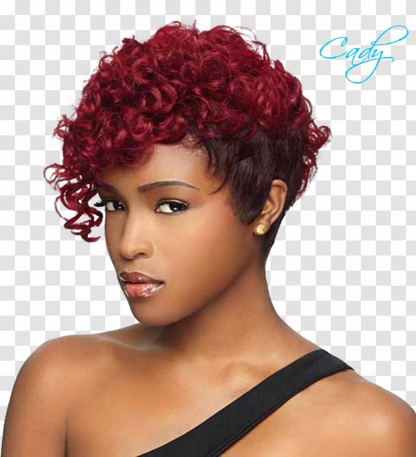Mohawk Hairstyle Red Hair Black - Highlighting Transparent PNG