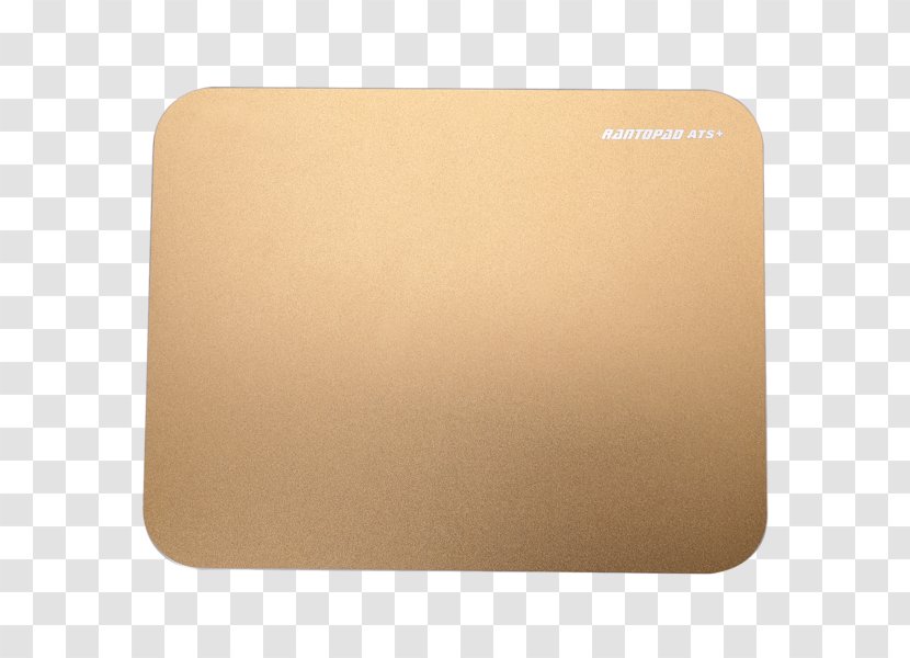 Mouse Mats Metal Rectangle Aluminium Gold - Pad Transparent PNG