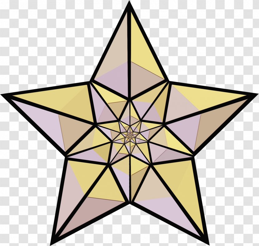 Symmetry Star Triangle Transparent PNG