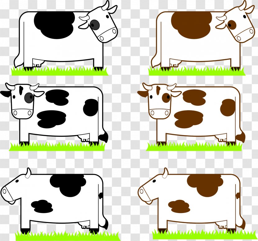 Dairy Cattle Livestock Clip Art - Cow Transparent PNG