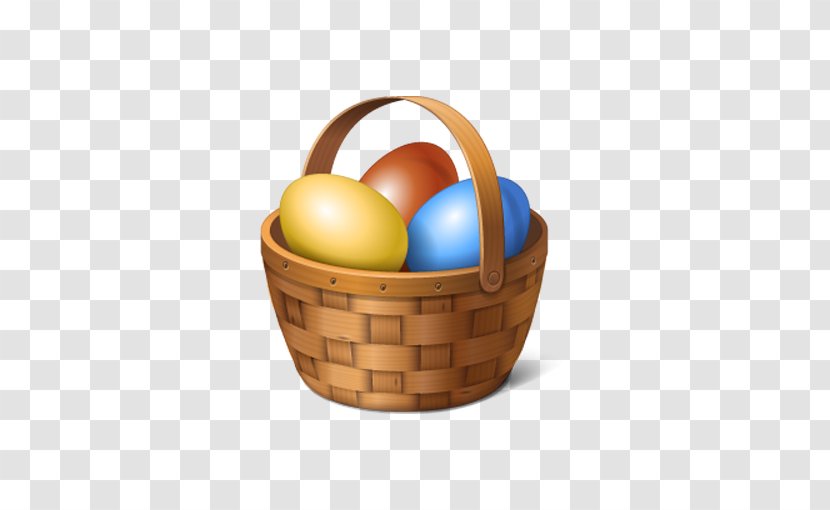 Easter Bunny Cake Egg - Food - Bamboo Basket Transparent PNG
