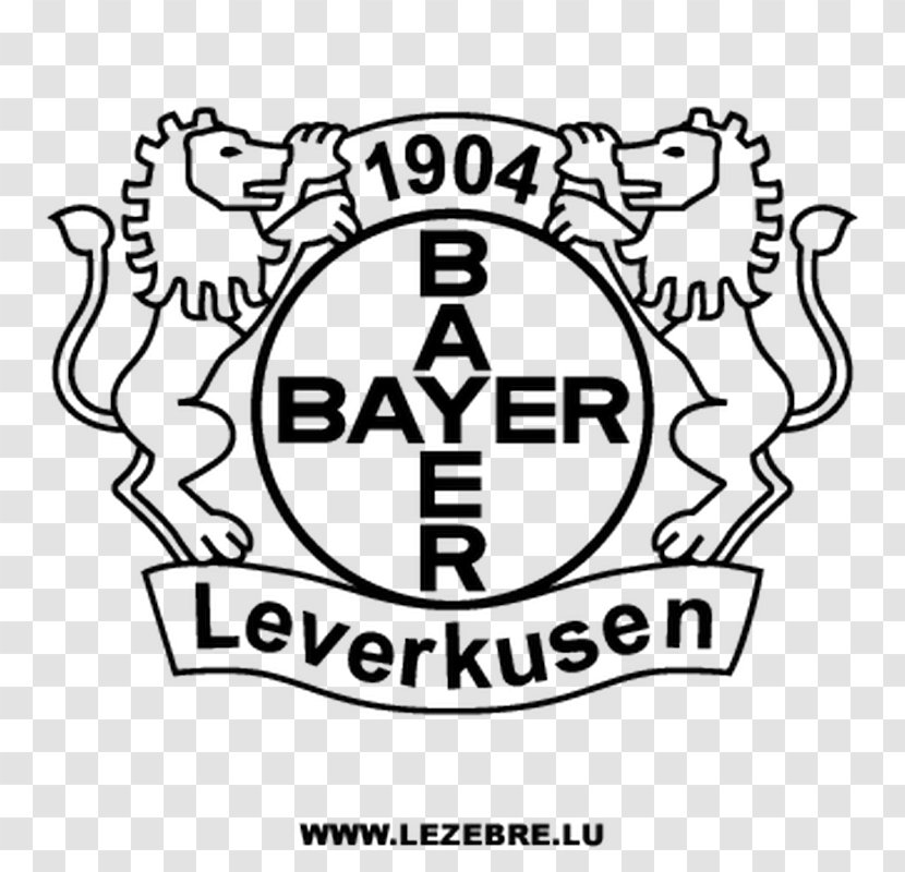 Bayer 04 Leverkusen Logo Brand Font - White Transparent PNG