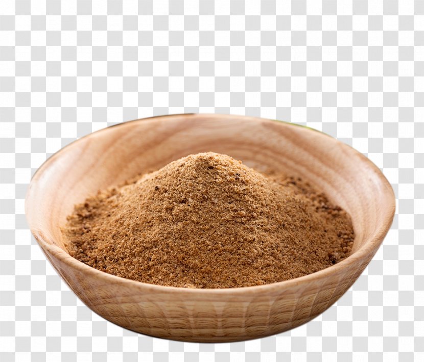 Ginger Tea Brown Sugar - Powdered - Wooden Bowl Of Sugar, Powder Transparent PNG