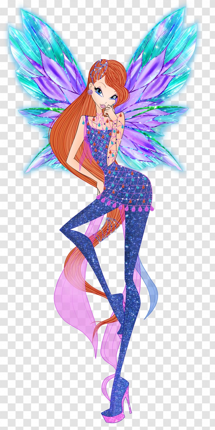 Bloom Aisha Roxy Musa Tecna - Winx Club Season 6 - Rainbow Dream Transparent PNG