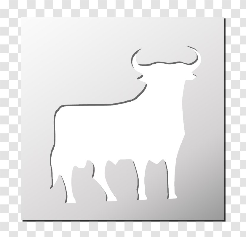 Stencil Cattle Silhouette Paper Pattern Transparent PNG