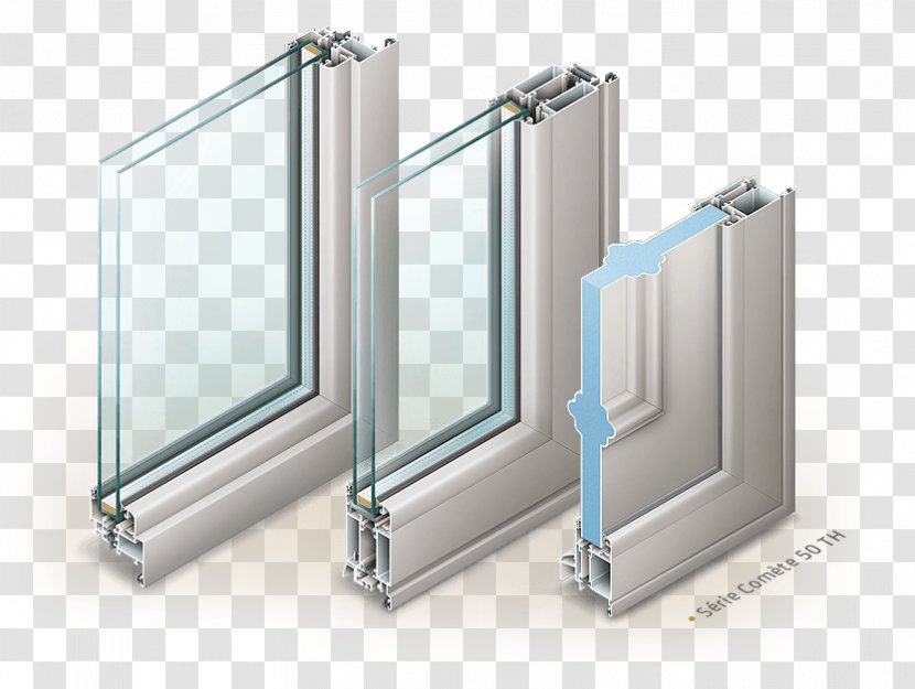 Window Installux SA Menuiserie Aluminium Willot Illustration Thermal Break - Hollow Structural Section Transparent PNG