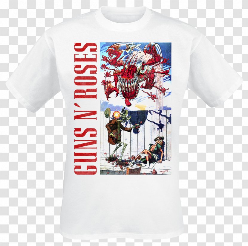 T-shirt Guns N' Roses Hoodie Merchandising - T Shirt Transparent PNG