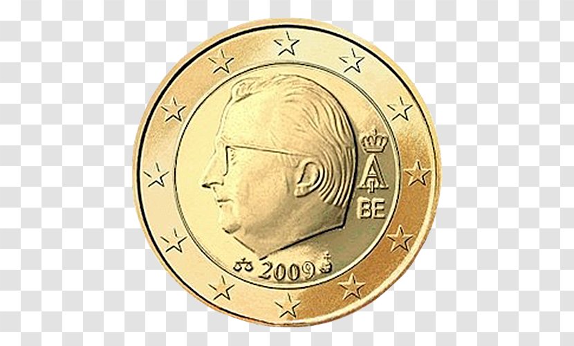 50 Cent Euro Coin 1 Coins 2 - Currency Transparent PNG