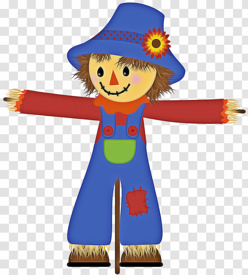 Cartoon Scarecrow Costume Fictional Character Clip Art - Agriculture Transparent PNG