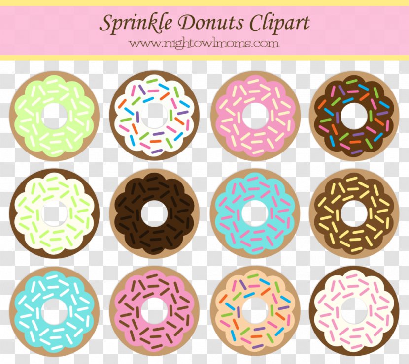 Donuts Sprinkles Frosting & Icing National Doughnut Day Clip Art - Donut Cartoon Transparent PNG