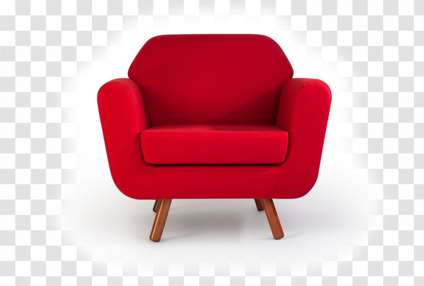 Chair Fauteuil Couch Furniture Tuffet - Comfort - Red Transparent PNG