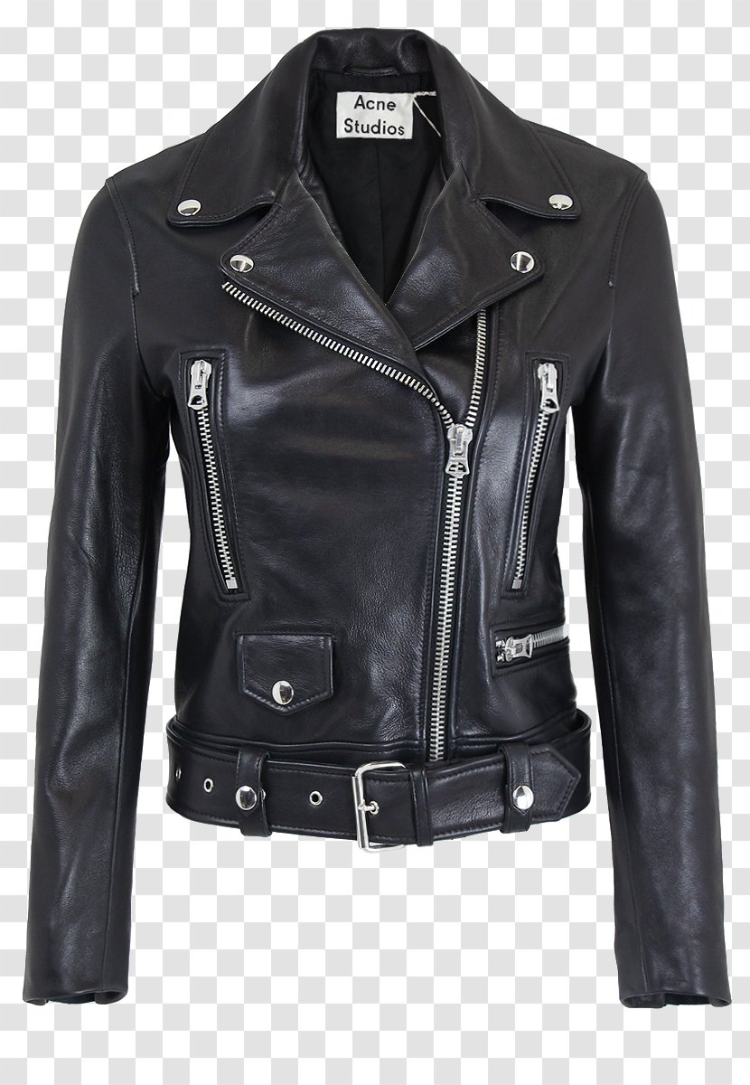Leather Jacket Schott NYC Perfecto Motorcycle Belstaff Fashion - Coat Transparent PNG