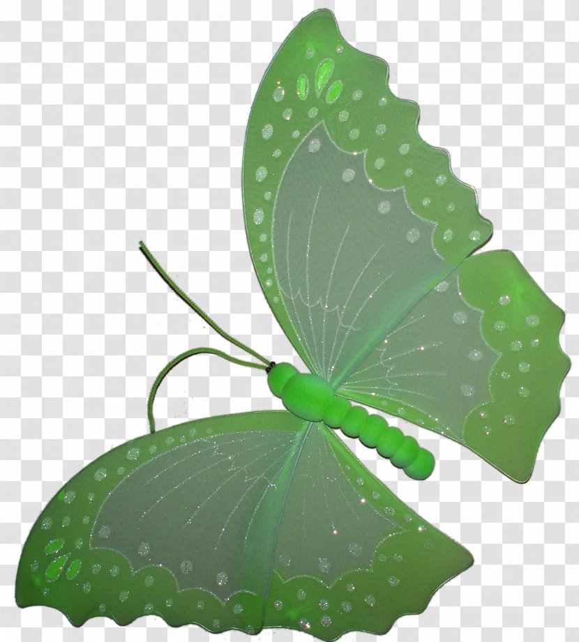 Nymphalidae Butterfly Green Leaf - Pollinator - Butterflies Float Transparent PNG