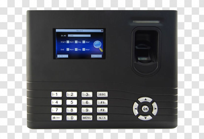Fingerprint Time And Attendance Access Control Biometrics System - Frame - Scanning Transparent PNG