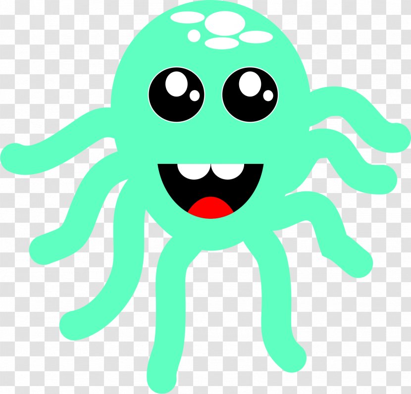 Octopus Smiley Emoticon Clip Art - Smile - Octapus Transparent PNG