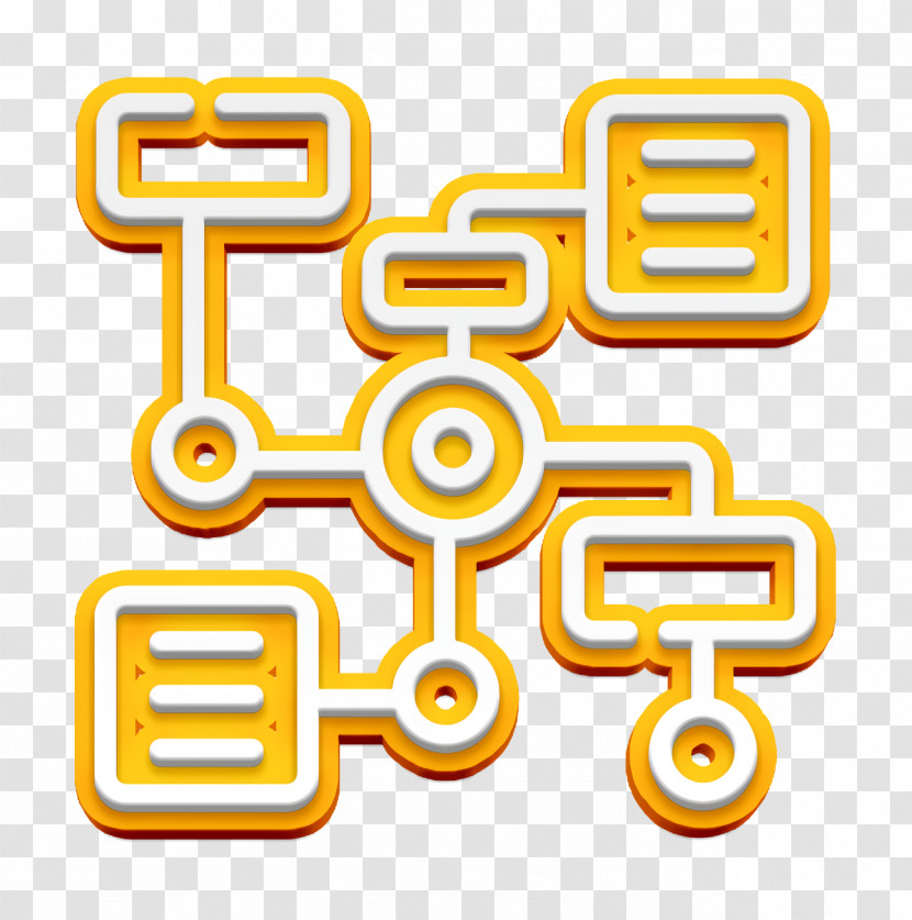 Flow Icon Diagram Icon Teamwork Icon Transparent PNG