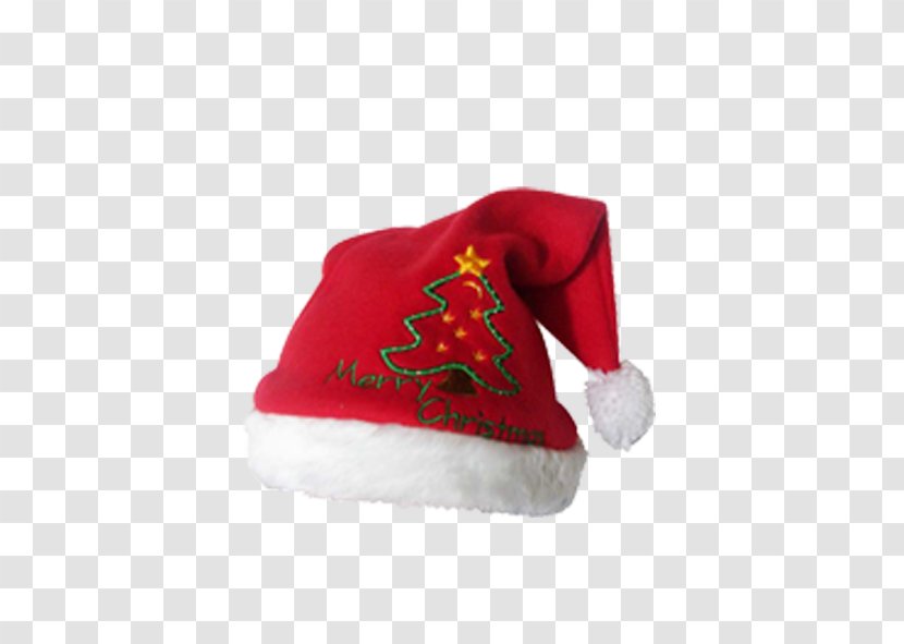 Santa Claus Christmas Hat Gift Stuffed Toy - Pictures Transparent PNG