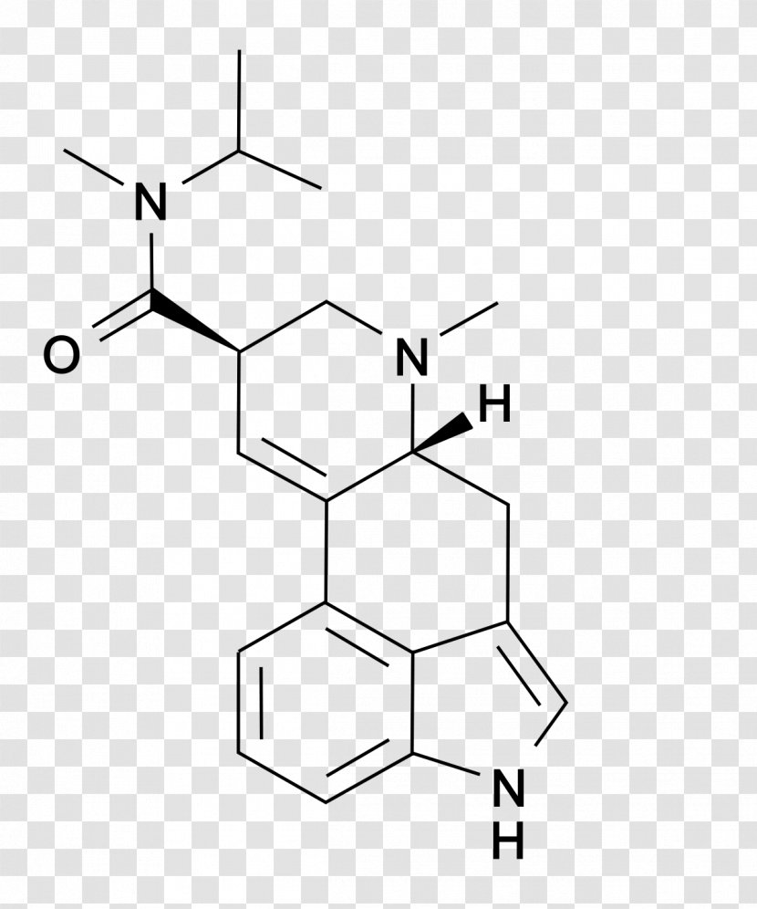 Molecule Chemical Substance Formula Lysergic Acid Nomenclature - Watercolor - Physical Structure Transparent PNG