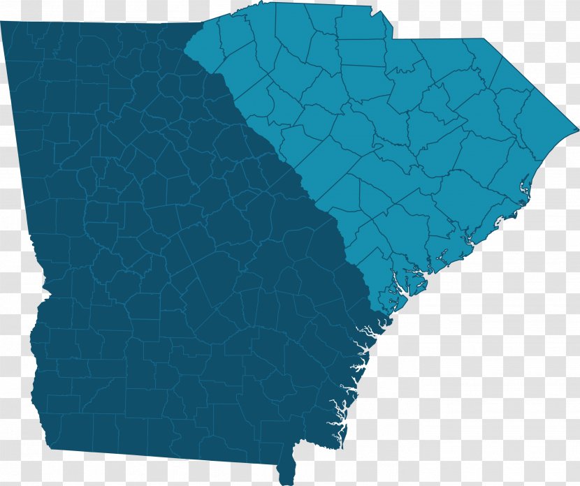 Georgia United States District Court Map Royalty-free - Royaltyfree - Termite Barrier Transparent PNG