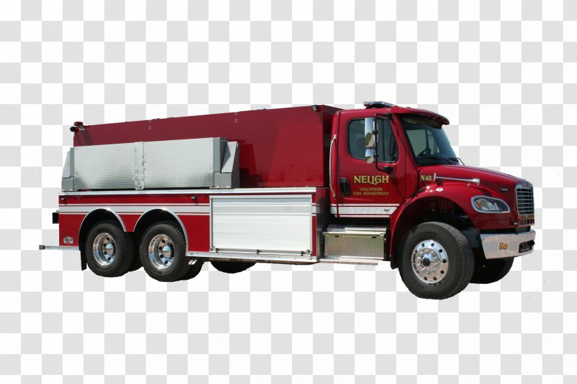 Fire Engine Neligh Adams Tank Truck Commercial Vehicle - Apparatus - Water Tender Transparent PNG
