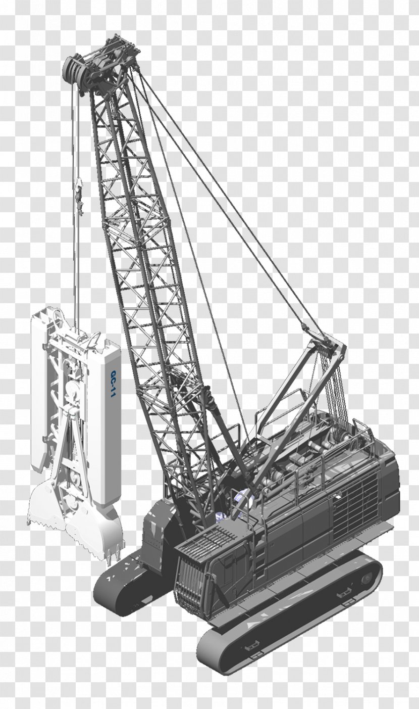 Machine Soilmec Crane Excavator - Deep Foundation Transparent PNG