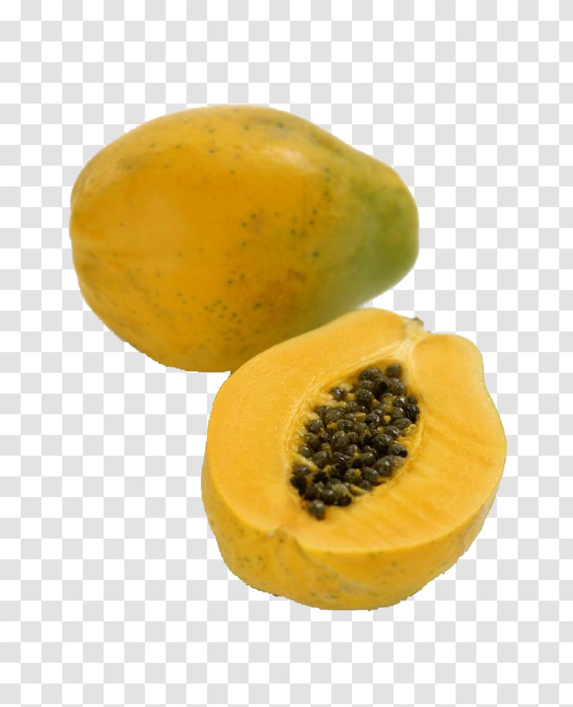 Papaya Extract Papain Fruit Eating - Food Transparent PNG